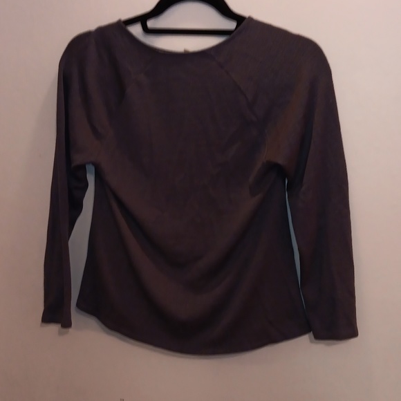 Wilfred Free Brauw raglan long sleeved top grey XS rayon blend - Picture 2 of 6